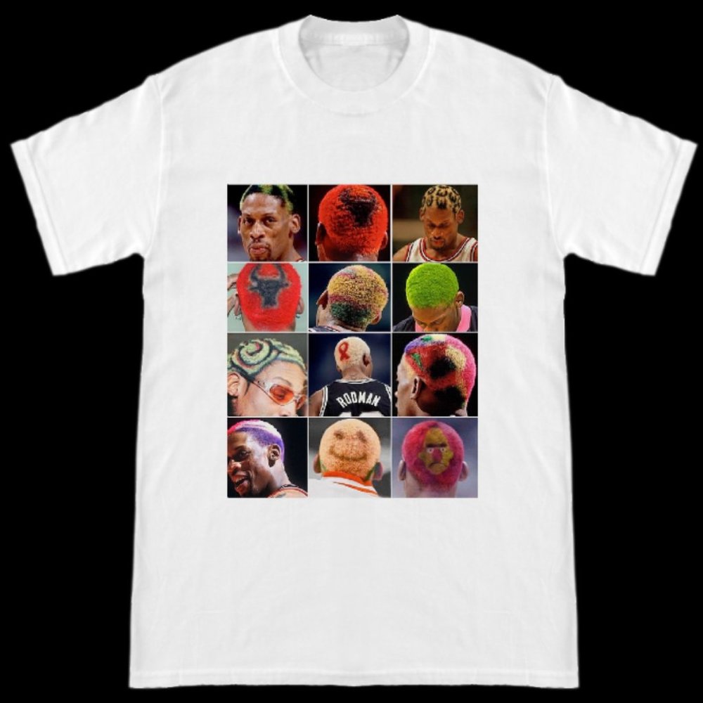 Many Hairstyles Of The Worm Dennis Rodman Shirt